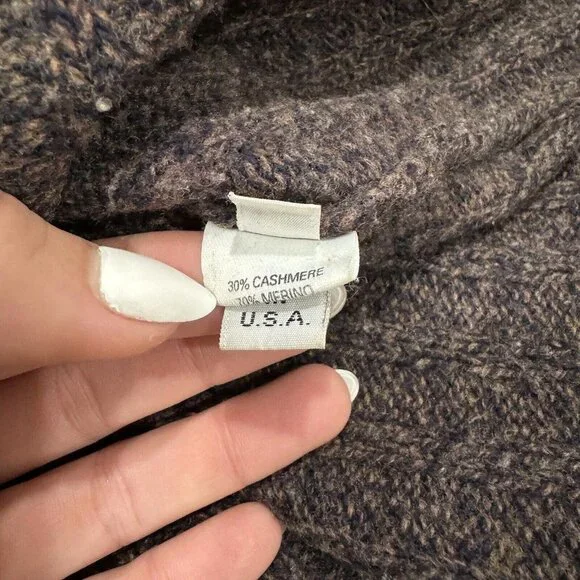 Inis Meain Cashmere Merino Blend Size 2‎ Made In USA